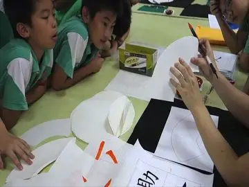 不同格式紙張書寫示範主題「助人」(影片長度03:18)